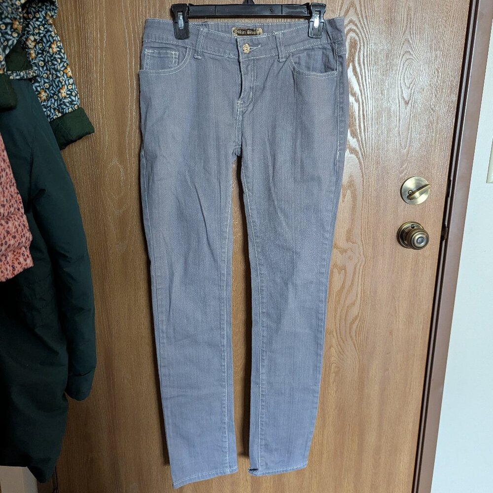 Silver Diva Grey Skinny Jeans, 15